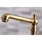 Kingston Brass KS7277AXBS English Country 8" Bridge Kitchen Faucet W/ Sprayer, Brass KS7277AXBS - alternate 4